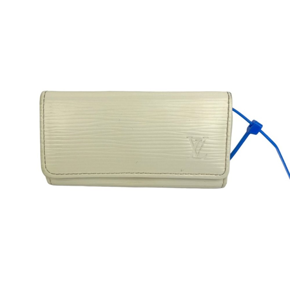 Rare 2007 Authentic Louis Vuitton  GUC Leather Epi Four Key Card Holder